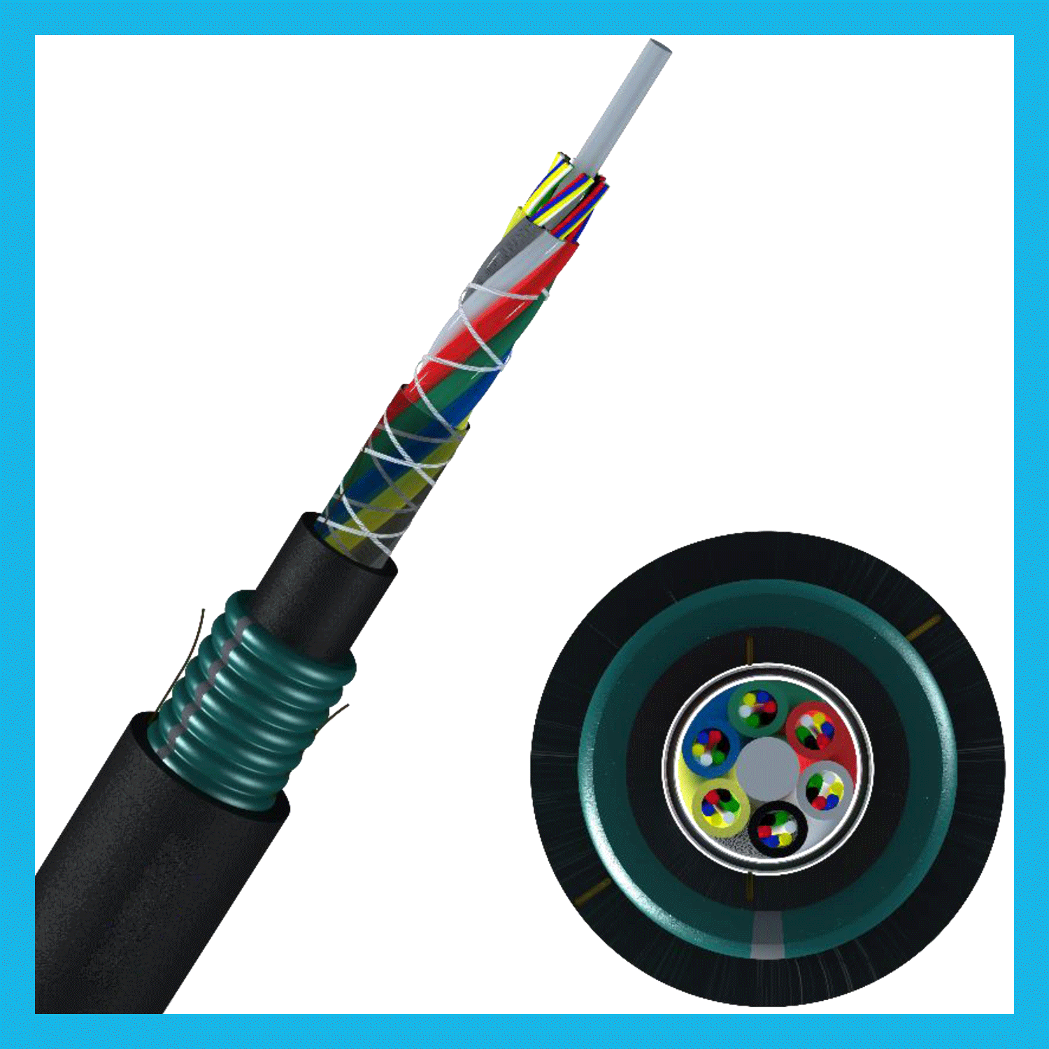 Outdoor Optical Burial Filled Cable (OBFC)