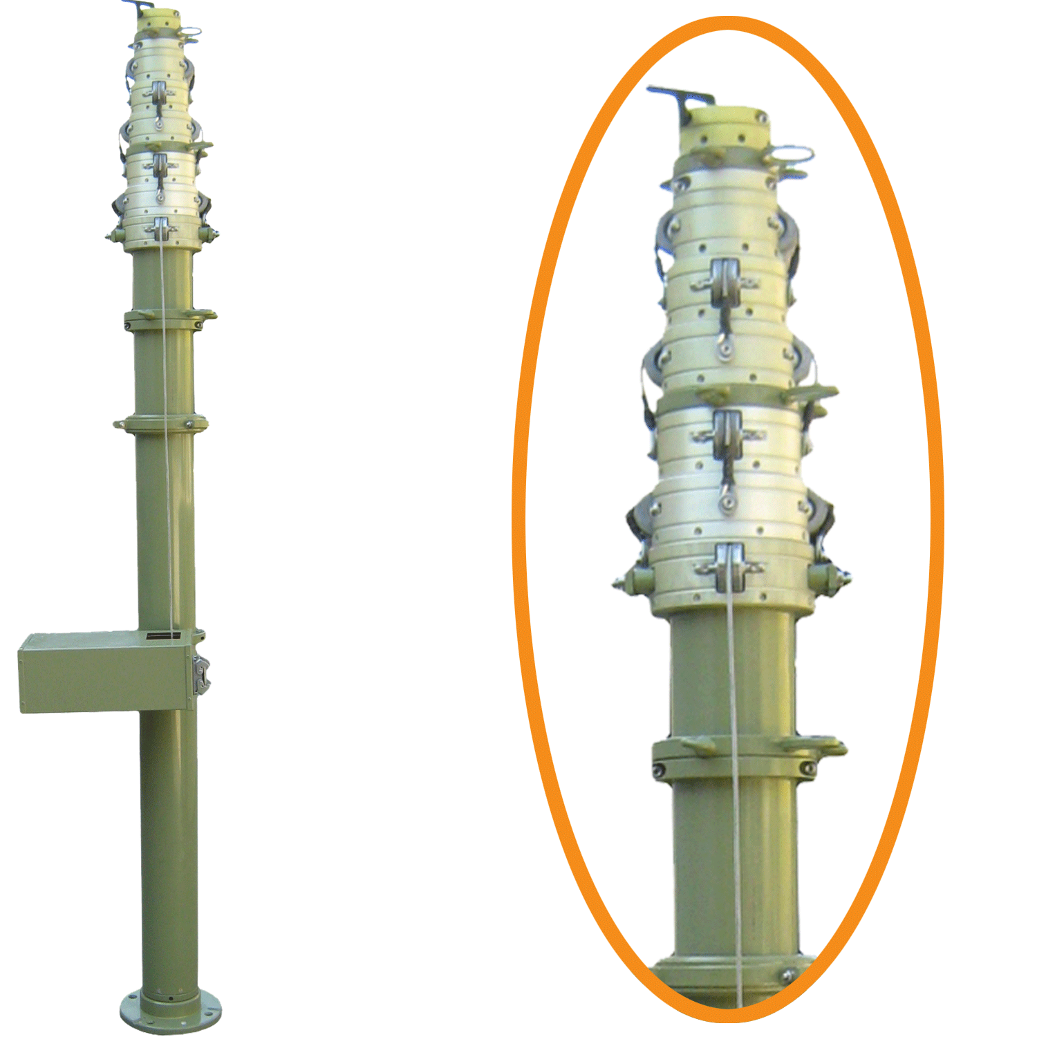 WTM-210/E ( Winch Telescopic Mast )