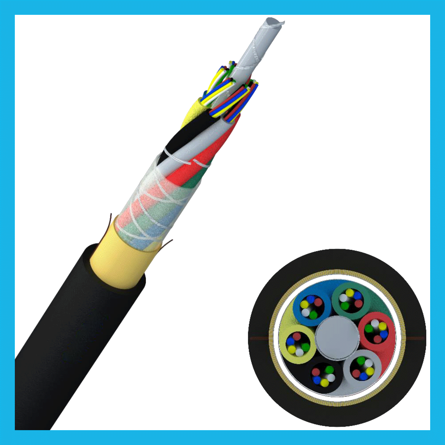 Outdoor Optical All Dielectric Self Support (ADSS)